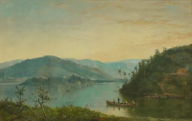 Benedito Calixto - Rivière Itanhaém, SP, 1896