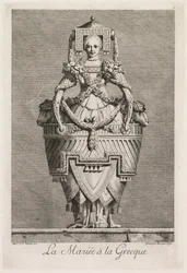 Mascarade à la Grecque : La Mariée à la Grecque, Planche 6, 1771
