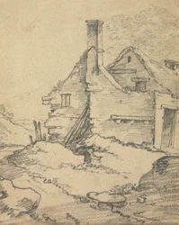 Maisons dans un paysage