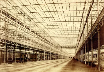La nef au Crystal Palace, Hyde Park, mars 1852