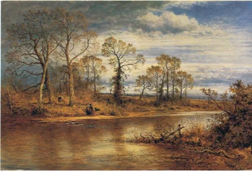 Une rivière anglaise en automne