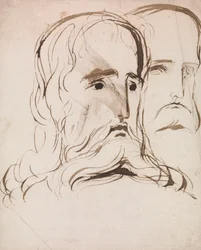Étude pour la tête du Christ et d