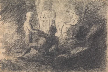 Étude de figures dans une grotte