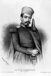 Portrait de Louis Jucault de Lamoricière (1806-1865), général français (dessin)