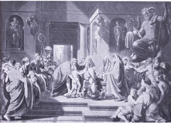 Hannibal jurant une inimitié éternelle à Rome