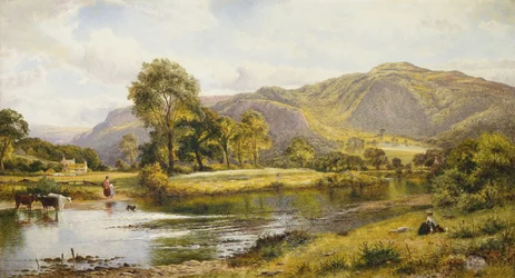 Sur la rivière Conway, nord du Pays de Galles