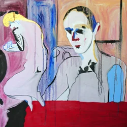 La famille Bonnard, 2005 (oil on canvas)