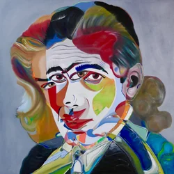 Mythe 1, 2021 (huile et acrylique sur toile)