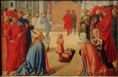 Saint Zénobe ressuscitant un garçon mort