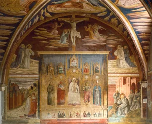 Cycle de fresques représentant la vie du Christ et de Saint Jérôme