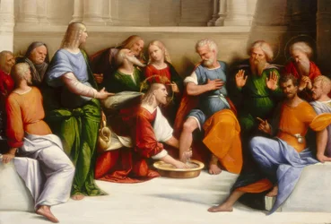 Le Christ lavant les pieds des disciples, vers 1520-1525