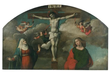Crucifixion avec la Vierge et Saint Jean-Baptiste