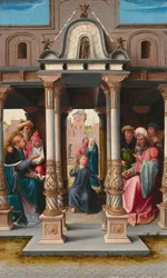 Le Christ parmi les docteurs [recto], vers 1513