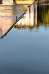 Chaussée du Bazacle, dam on the Garonne, Toulouse, Haute-Garone (photo)