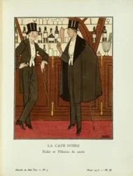 Habit et pèlerine de soirée