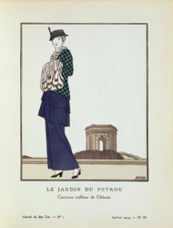 Le Jardin du Peyrou - Costume tailleur de Chéruit