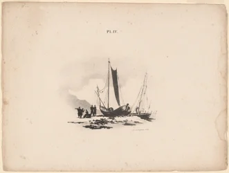 Bateaux sur la plage