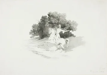 Trompettiste à cheval
