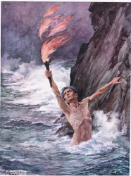 Pour lui-même la vague de la mort, illustration de 