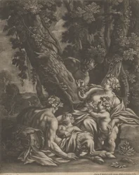 Une famille de satyres