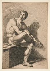 Académie dessinée et gravée par B. Picart