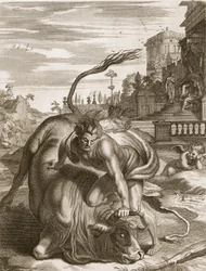 Achélous sous la forme d
