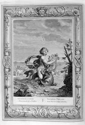 Arion sur le dauphin (gravure)