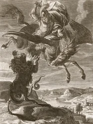 Bellérophon combat la Chimère