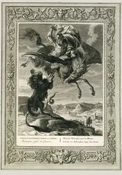 Bellérophon combat la Chimère