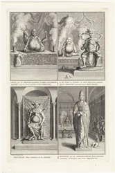Quatre dieux chinois, 1728