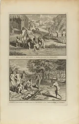 Manière dont les Sauvages.../Danse des Sauvages de Paria