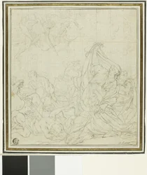 Les enfants de Niobé, tués par Apollon et Artémius