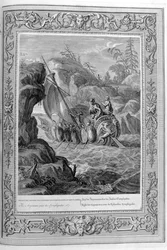 Passage des Argonautes à travers les Symplégades, Hellespont, 1733