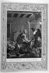 Pénélope à son métier à tisser, 1733