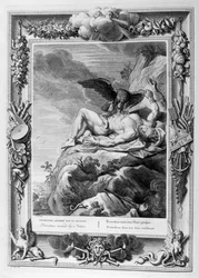 Prométhée torturé par un vautour, 1733