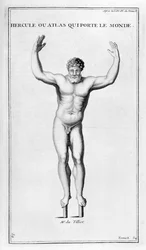 Hercule portant le monde, 1757