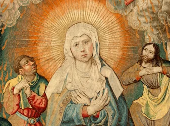 Tapisserie flamande. Passion de Jésus (Pasión de Cristo o Pasión del Señor Pentecostés). Patrimoine national (Patrimonio Nacional), inv. 10005817.