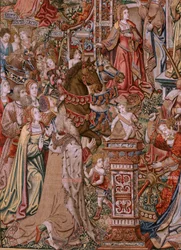 Série Les Honneurs. Prudence. Septième tapisserie de la série