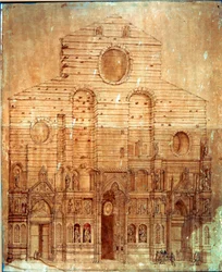 Façade de la cathédrale (duomo) de Florence