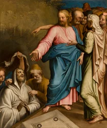 Chapelle du Saint-Sacrement, Première travée côté sud, Bernardino Campi, Lavement des pieds 1569