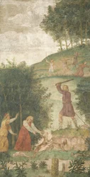Céphale puni à la chasse, vers 1520-1522 (fresque)