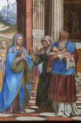 Détail de la Présentation de Jésus au Temple