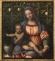 Madone et enfant (Madonna del Roseto)