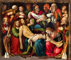 Milan, Église de San Giorgio al Palazzo, Bernardino Luini, Mise au tombeau