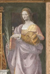 Sainte Lucie, c.1522-25 (détail)