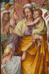 Femme et enfants (détail)