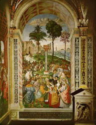 Aeneas Silvius Piccolomini, alors évêque de Sienne, présente l