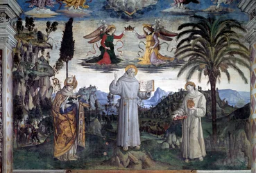 Gloire de Bernardino de Sienne (détail)
