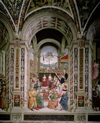 Le Pape Pie II (1405-64) préside la Diète de Mantoue en 1459