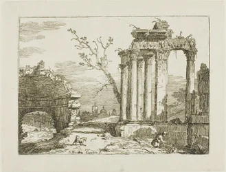 Paysage avec Ruines